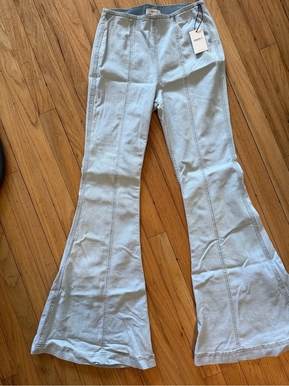 Forever 21 Light Blue Flare Jeans